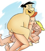 Flintstones cartoon sex