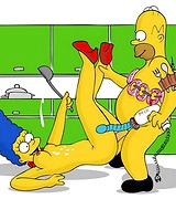 The Simpsons - Homer and Marge fucking