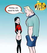 Hot famous toons from Batman and the Incredibles