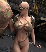 3D porn - sci-fi big tits pics