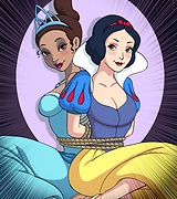 Disney princesses and DC heroines go wild