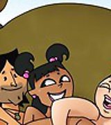 Hot threesomes on Total Drama Island