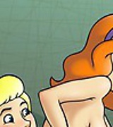 Daphne offers pussy and Velma - ass