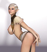 A troll with a big cock fucks an elf slut