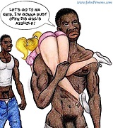 Monster cock blow jobs in white mouths